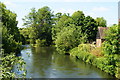 River Test From the A27, Romsey, Hampshire