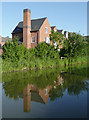 Canalside housing near Market Bosworth, Leicestershire