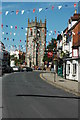 SP0957 : Tower of Alcester Church by Philip Halling