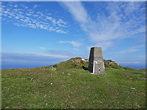 NG1554 : Trig point on Biod an Athair by John Allan