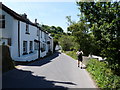 Cottages on Georgeham Road on the outskirts of Croyde