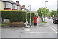 Postbox, junction off Covington Way and Horbury Hill