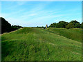 SP0101 : The western edge of the Roman amphitheatre, Cirencester by Brian Robert Marshall
