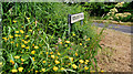 Monument Road sign, Knockagh