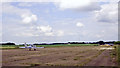 Take off from Bovingdon Airstrip