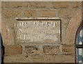 Plaque on former Methodist Chapel, Horbury