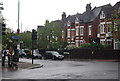 Road junction on the edge of Wandsworth Common