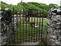 Llanllawer churchyard gate