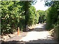 Road works near Wern Farm