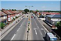 The view north-northeast from the Gosport Road footbridge