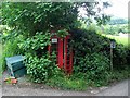 Telephone box at City