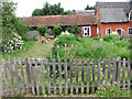 A cottage garden in Church Lane, Ufford