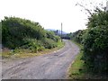 Access lane to Cefn Edern Farm