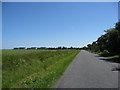 Tetney Lock Road viewed from just passed re-cycling bins