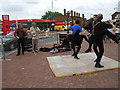 Dancers and musicians at Abbey Green fun day