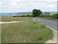 Unfenced road across Selsley Common