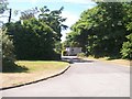 The entrance to the Crugan Caravan Park