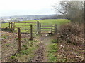 Stile at SW end of Lodge Wood, Caerleon