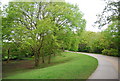 Track through Crystal Palace park