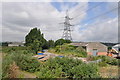 Looking towards Maes-Glas retail park