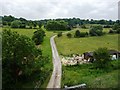 Farm track near Stanley Pontlarge