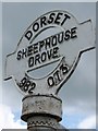 Sign detail, Sheephouse Drove