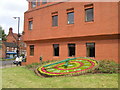 Floral clock outside Town Hall