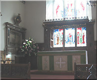 TQ2471 : St Mary's church, Wimbledon: altar by Stephen Craven