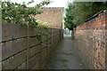 Footpath alongside the railway