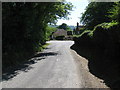 Sharp bend in Heyshott village