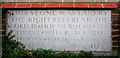 St Mary, Kingswood Road, Shortlands, Kent - Foundation stone