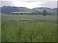 Looking toward the dual carriageway and hills beyond