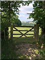 ST0532 : Gate on the bridleway by Derek Harper