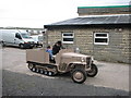 Minaturised half-track vehicle