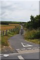 A footpath which leads from the B3343 to Ossaborough Lane