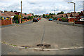 Turning circle at the end of Astbury Avenue