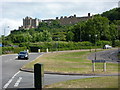 Looking up Carr Vale Road towards Bolsover Castle