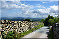 The first of three gates on the road up to Llyn Eigiau