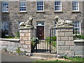 NU0052 : Berwick-Upon Tweed Architecture - The Lions House - view of gateway and front door by Richard West