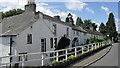 White-washed cottages near Portinscale at Keswick