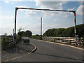 Height barriers for construction traffic on Drakelow Lane