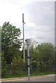 Telecommunications mast  and camera at the end of Bromley South Station