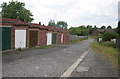 SD9105 : Garages at the back of Eustace Street by Alan Murray-Rust