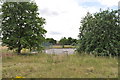 Disused tennis court on former RAF Finningley