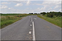 TA0684 : Section of A165 permanently closed due to subsidence by Nick Mutton 01329 000000