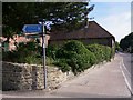 Looking north on the A286 at Cocking