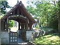 Lych gate of the church at Winfrith Newburgh