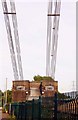 Anchorage of the cables of the Transporter Bridge