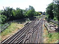 Tracks to Morden depot