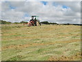 SW7335 : Freshly cut hay field at Trevales by Rod Allday